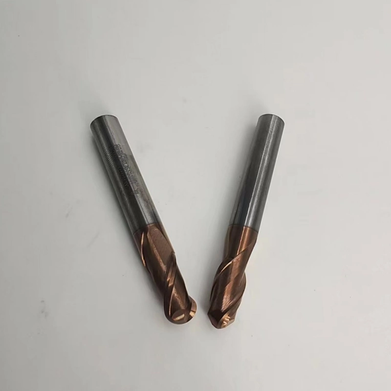 2023 High Hardness Steel Tungsten Carbide Altin Coating Ball Nose End Mill