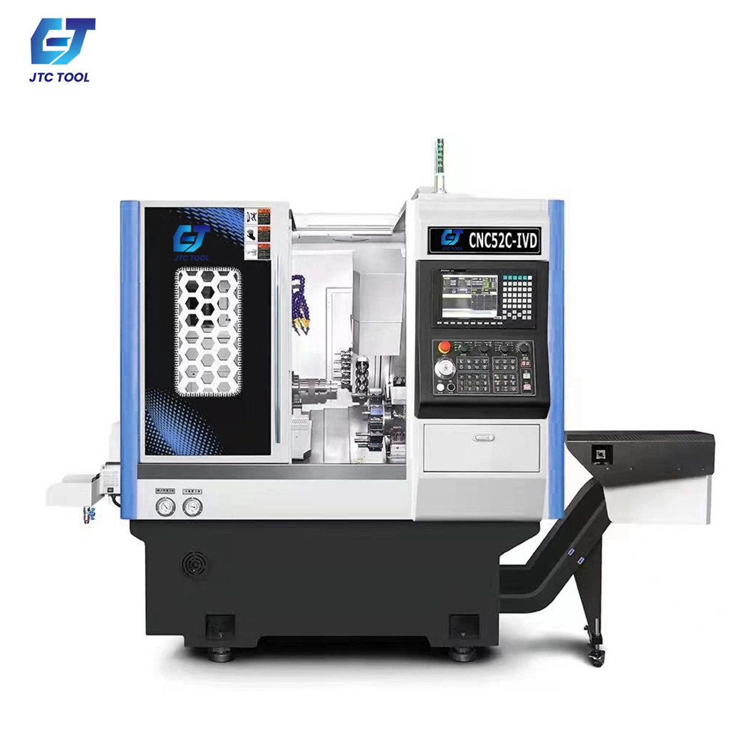 Jtc Tool Metallic Processing China Manufacturers Mini CNC Mill for Metal Bt50 Spindle Taper CNC52c-Ivd CNC Turn-Mill Machine