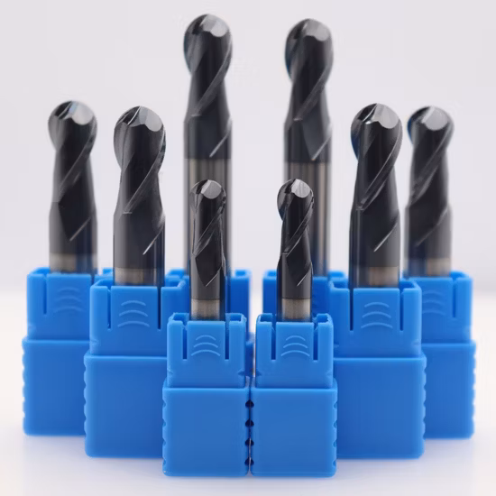 HRC45/55/60/65 Mts Manufacturer Carbide Ball Nose End Mill CNC Milling Ball Endmill Cutter for Steel