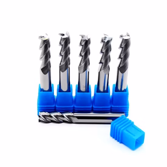 Nigel Cutting Tools Tungsten Steel Aluminium Used 2 Flutes Flat Endmill